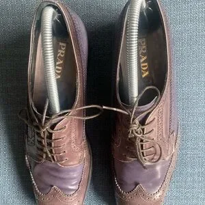 Prada | Shoes | Prada Womens Classic Brown Wplum Brogue  display picture 2